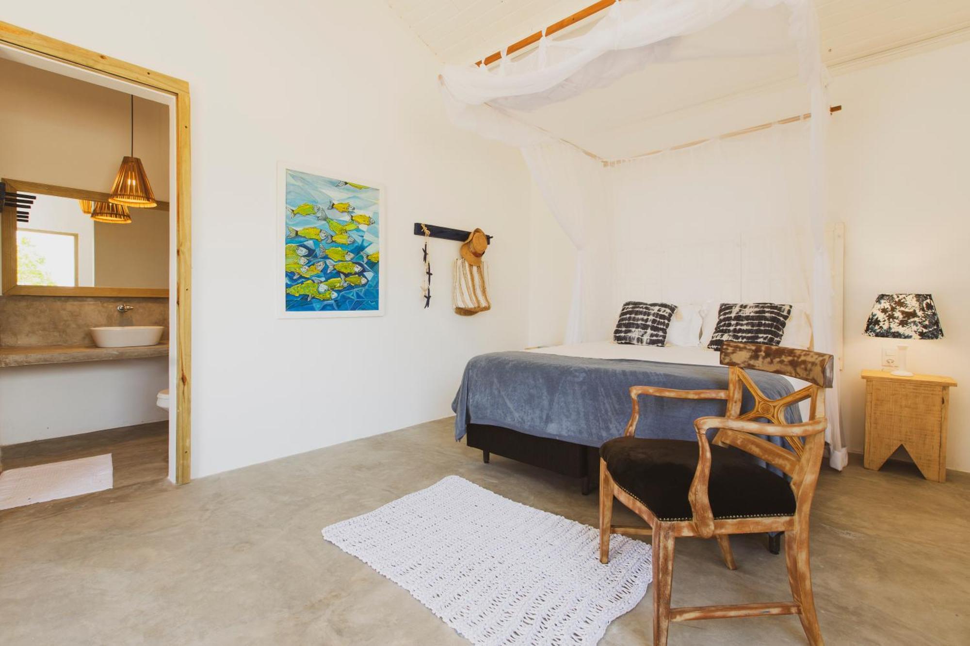 Bed & Breakfast Pousada Caju Marinho - Pe Na Areia Em Barra Velha, Caraiva